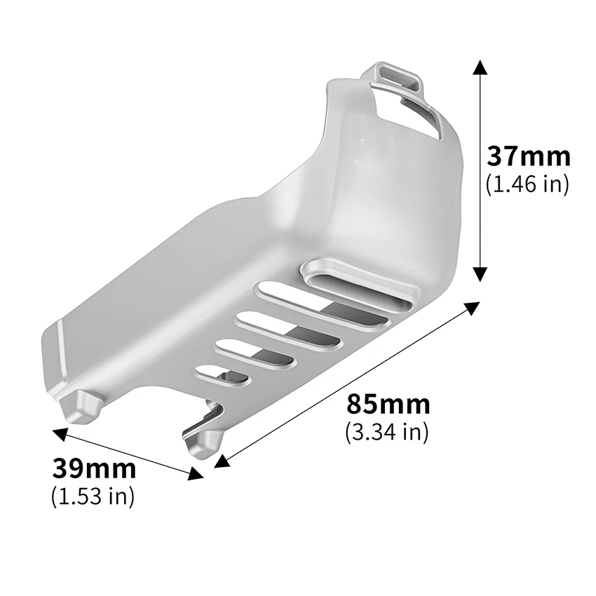 1pc Lightweight Battery Protective Case Bottom Protector Landing Gear Body Color/Orange For DJI NEO