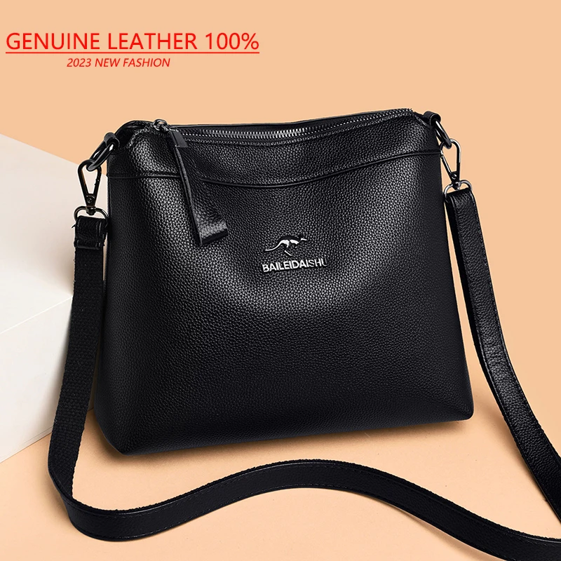 Luxury Designer NEW High Quality Leather 2023 Women\'s Chain Crossbody Bags Female Small Square Bags Shoulder Bags Bolsos Mujeres