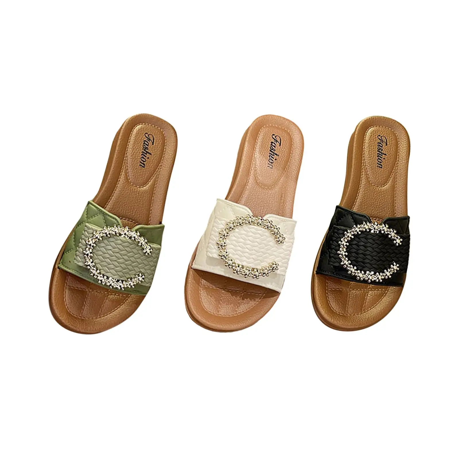 Flat Sandals Dressy Female Floor Slides Open Toe Comfortable