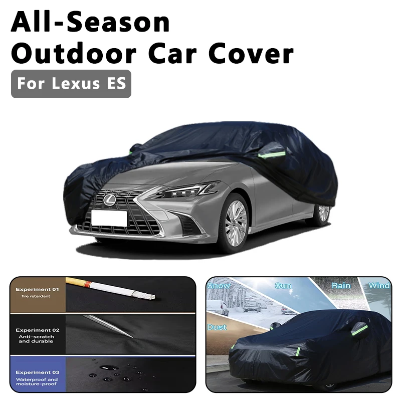 

Car Cover for Lexus ES - Outdoor Full Body Protection, Waterproof Dustproof Heat-Resistant, All-Season Use Exterior Accessories