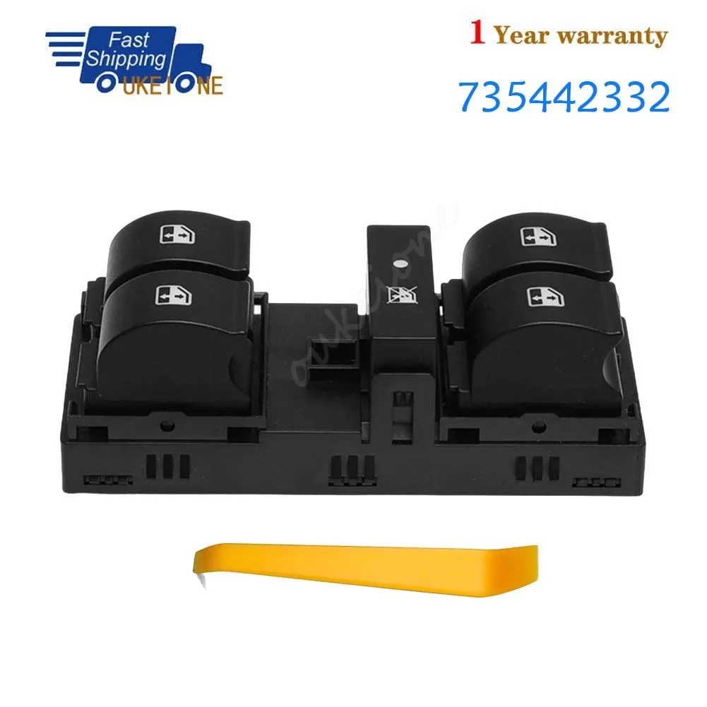 735442332 For Fiat Palio Adventure 2003 2004 2007 Siena 200 Master Driver Side Electric Power Lifter Window Switch Button Parts