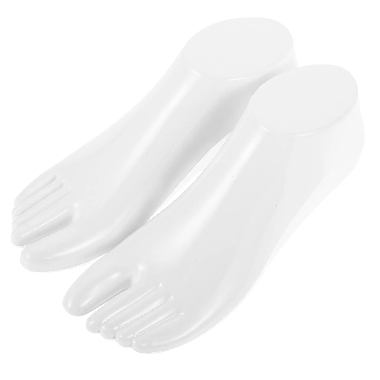 Plastic Foot Display Stand for Socks Sandals Anklets – Realistic Female Mannequin Holder for Retail Photography