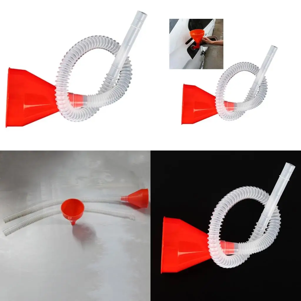 Thickened Easy to Use Long Tube Funnel for Lubricants Engine Oils All Purpose Automotive Funnel
