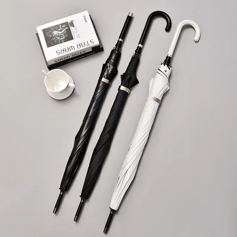 

Simple Umbrella Creative Personality Long Handle Straight Bar Clear Umbrella