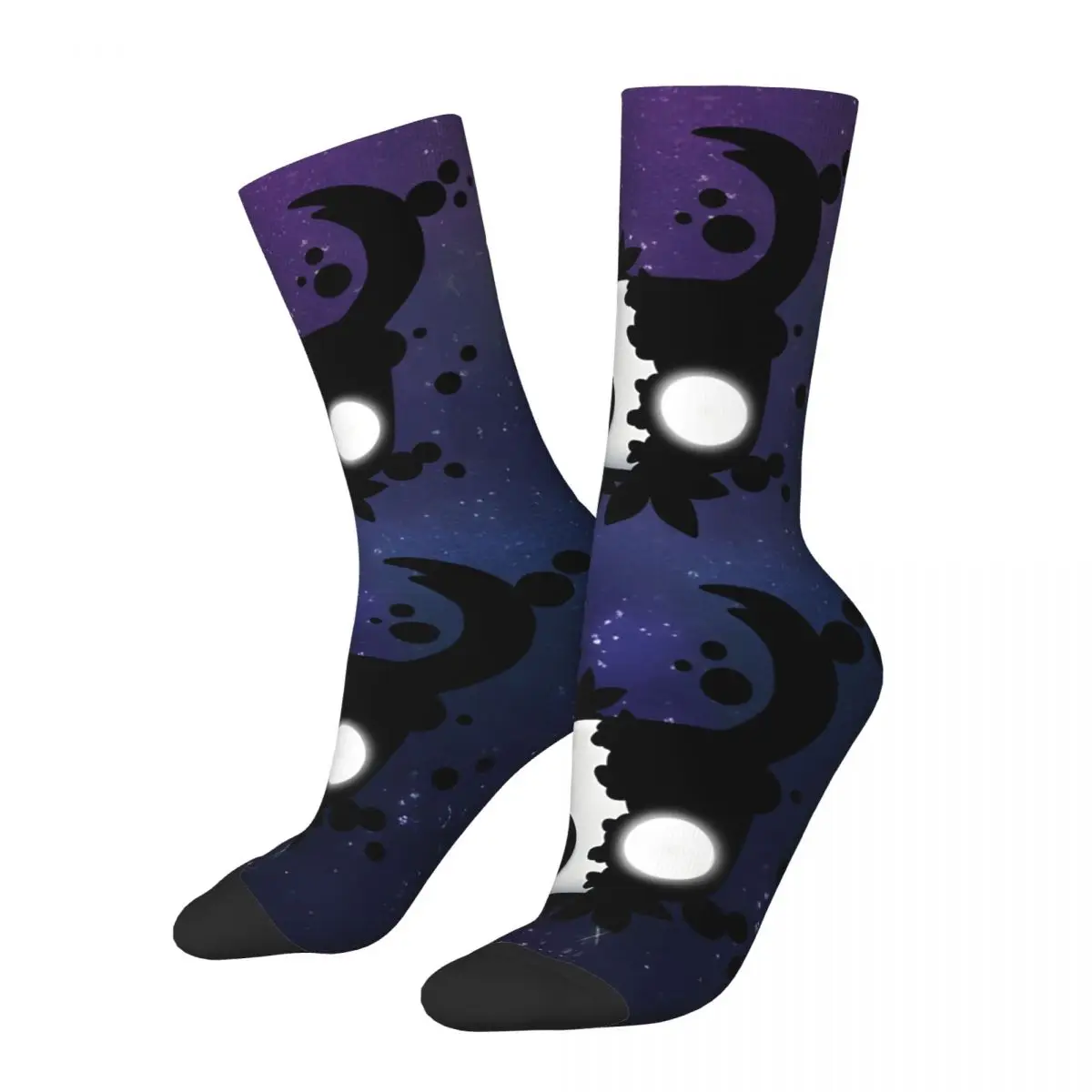 Crazy compression Head Game Art Sock for Men Harajuku Hollow Knight Quality Pattern Crew Sock Novelty