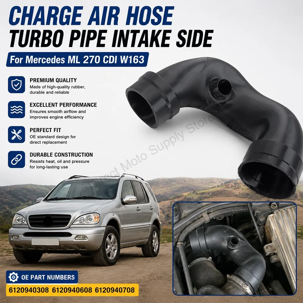 Ladeluftschlauch Turbo-Rohr Ansaugseite für Mercedes ML270 CDI W163 6120940308 6120940608, 6120940708 Ladeluftkühler-Rohr