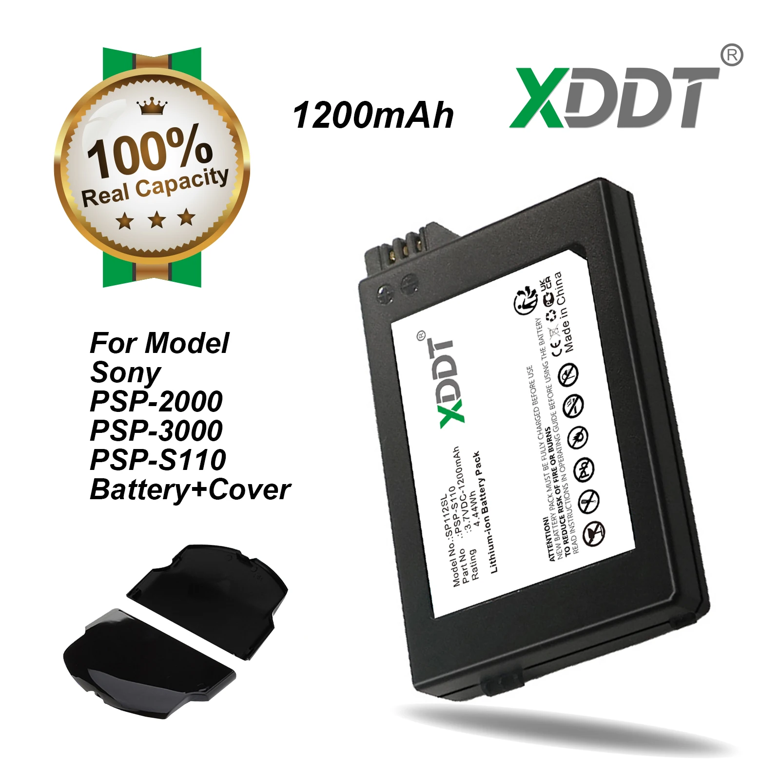 3.6V 1200mAh For SONY Rechargeable Lithium Battery For PSP2000 PSP3000 PSP 1000 2000 3000 PSP-S110 PlayStation Portable Gamepad