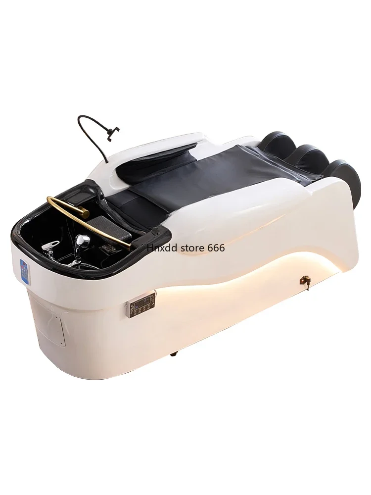 

Intelligent massage shampoo bed electric water circulation beauty salon head therapy fumigation bed barber shop dedicated