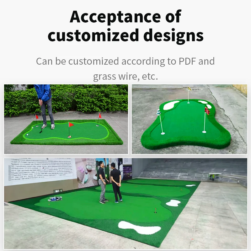 Golf Putting Green Professional Putting Mat Niestandardowa mata golfowa