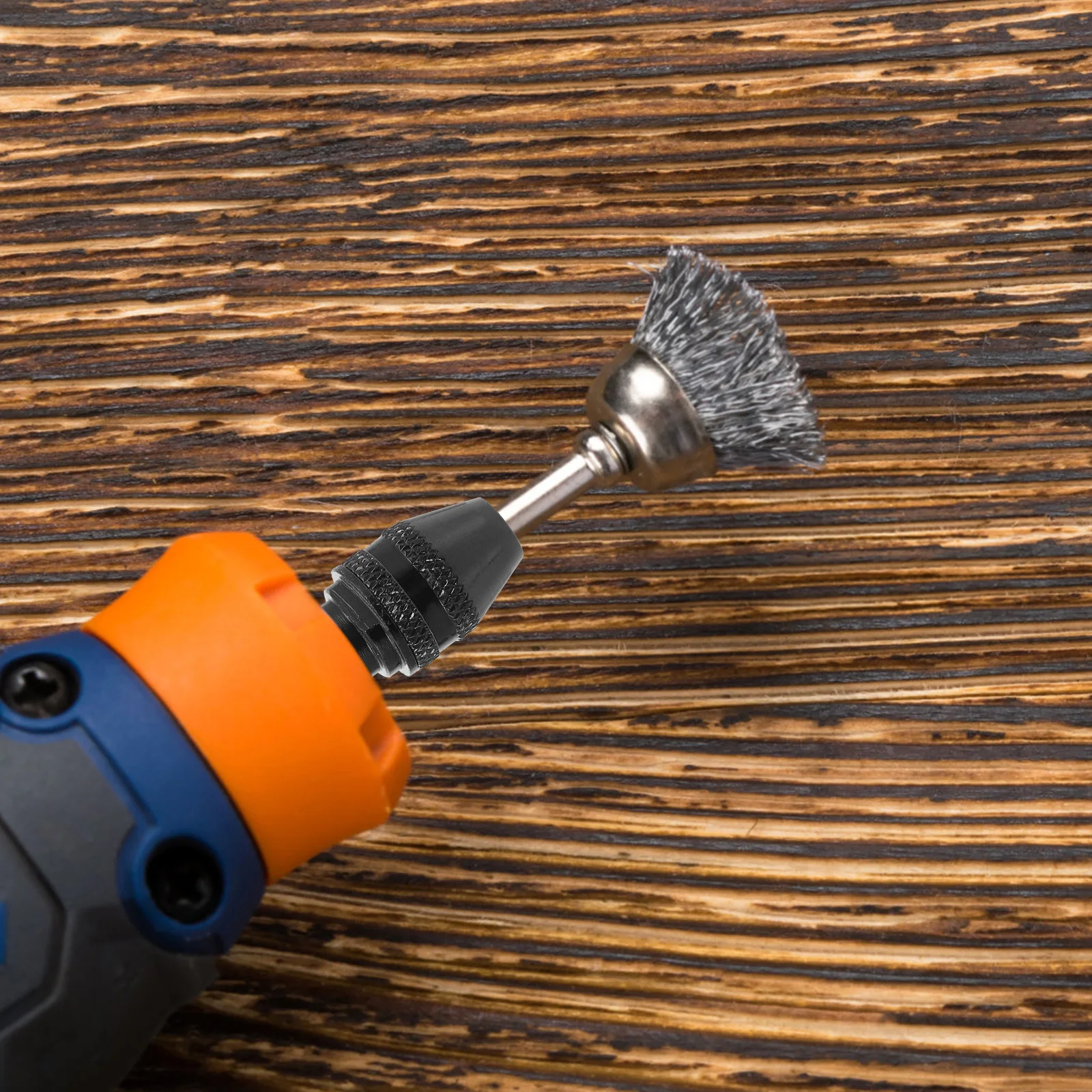 

2Pcs Mini Electric Drill Chuck Keyless Chuck Replacement with Fast Bit Compact Lightweight Design for Home Garage