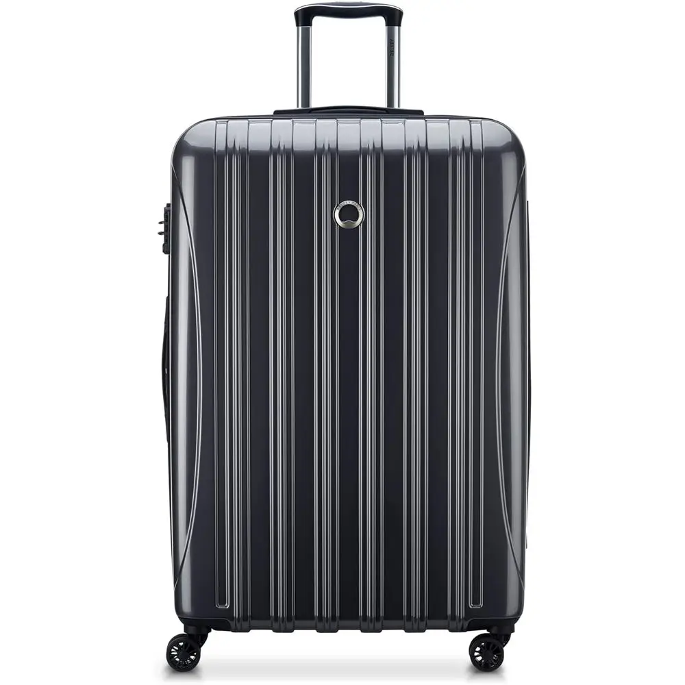 

Titanium 28 Inch Large Checked Expandable Hardside Luggage With Spinner Wheels Travel Suitcase（31.75 x 20.75 x 12.75Inch)