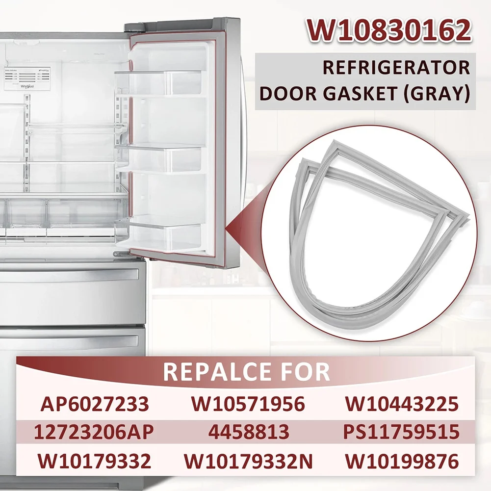 

A97T W10571956 и W10830162 — сменные уплотнители для французских дверей холодильников Jenn-Air, Kenmore, Kitchen Aid, Maytag и Whirlpool.
