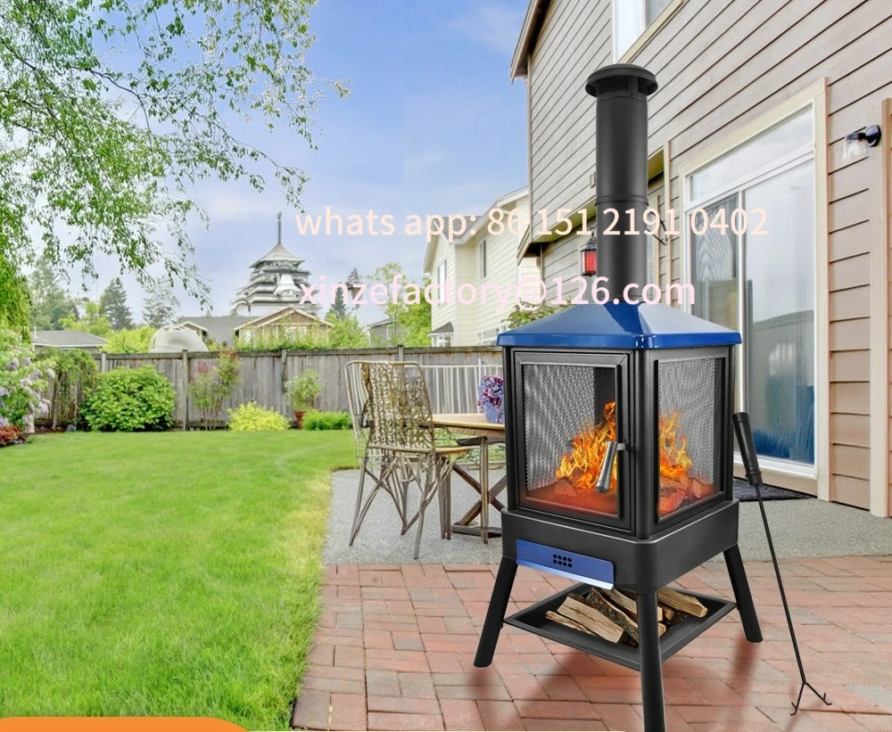 

Customizable Outdoor Bonfire Heating Grill Patio Household Homestay Garden Terrace Firewood Charcoal