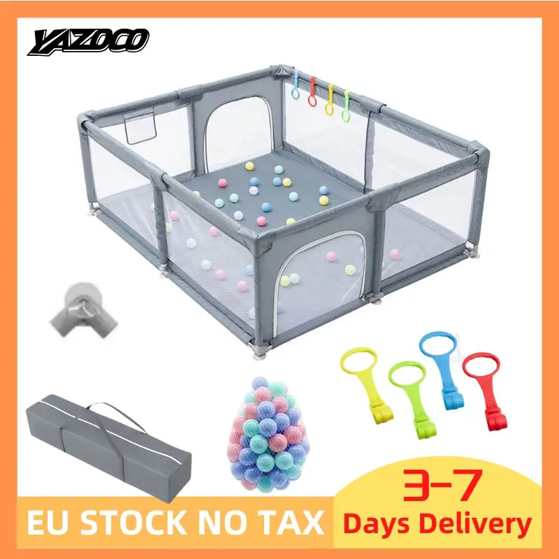 Parque infantil para bebés Parque infantil Valla de seguridad para bebés Parque infantil de protección de seguridad de alta calidad para niños de 0 a 6 años