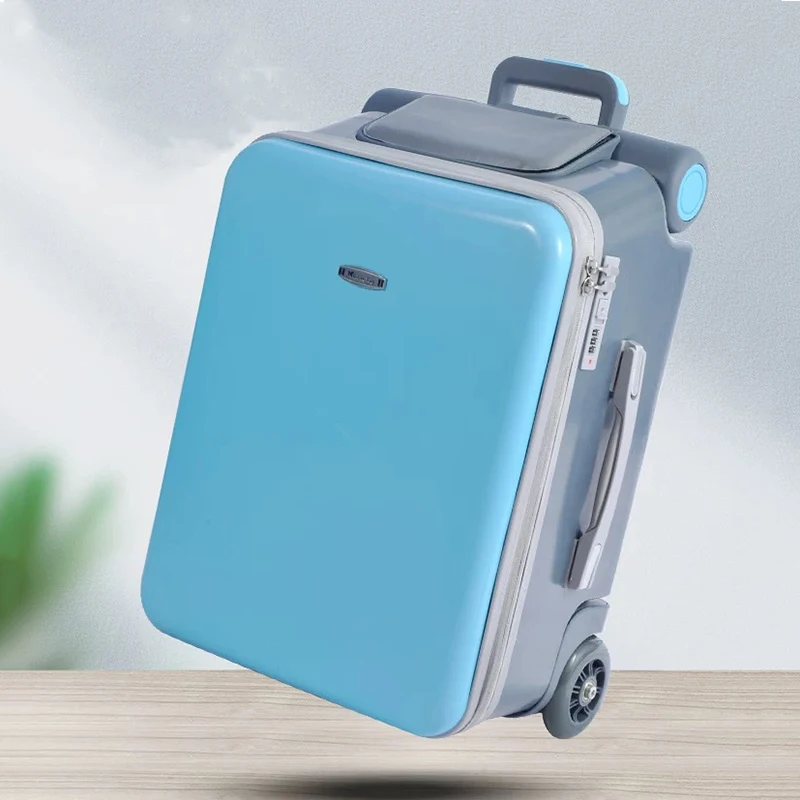 

Детский ленивый багаж, дети могут сидеть и езде, мужчины женщины, детский дорожный чемодан на колесиках, детская коляска, артефакт, посадка