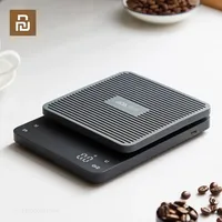 Youpin SENSSUN Electronic Coffee Scale High Precision Two Timing Modes Touch Pad Keys 300mAh Type-C Charging Digital LCD Scale