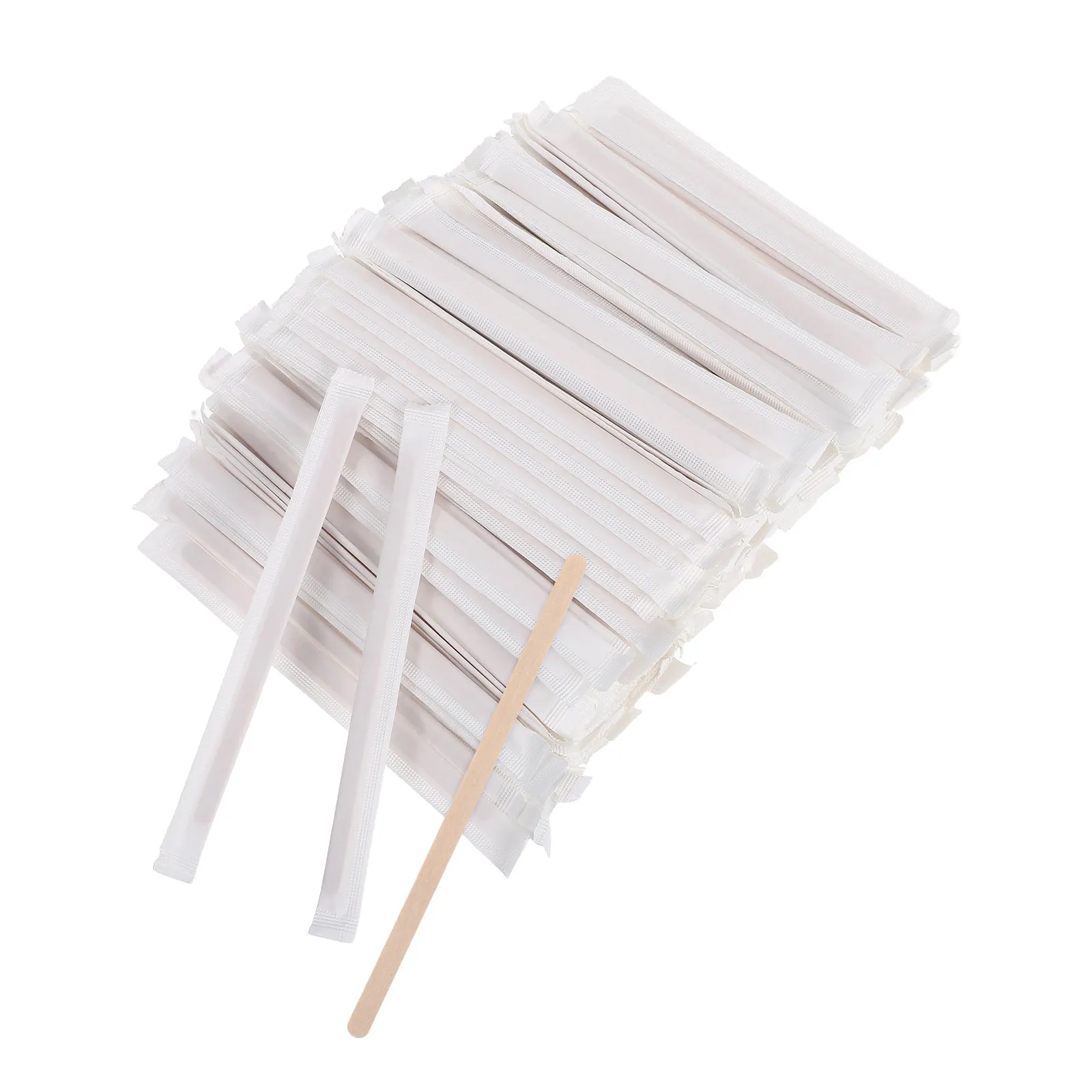 

1000PCS Wooden Coffee StirrersSip Stirrers -Wood Stir Sticks Hot Drink Beverage Stirring Swizzle For Coffee Milk Juice Cocktail
