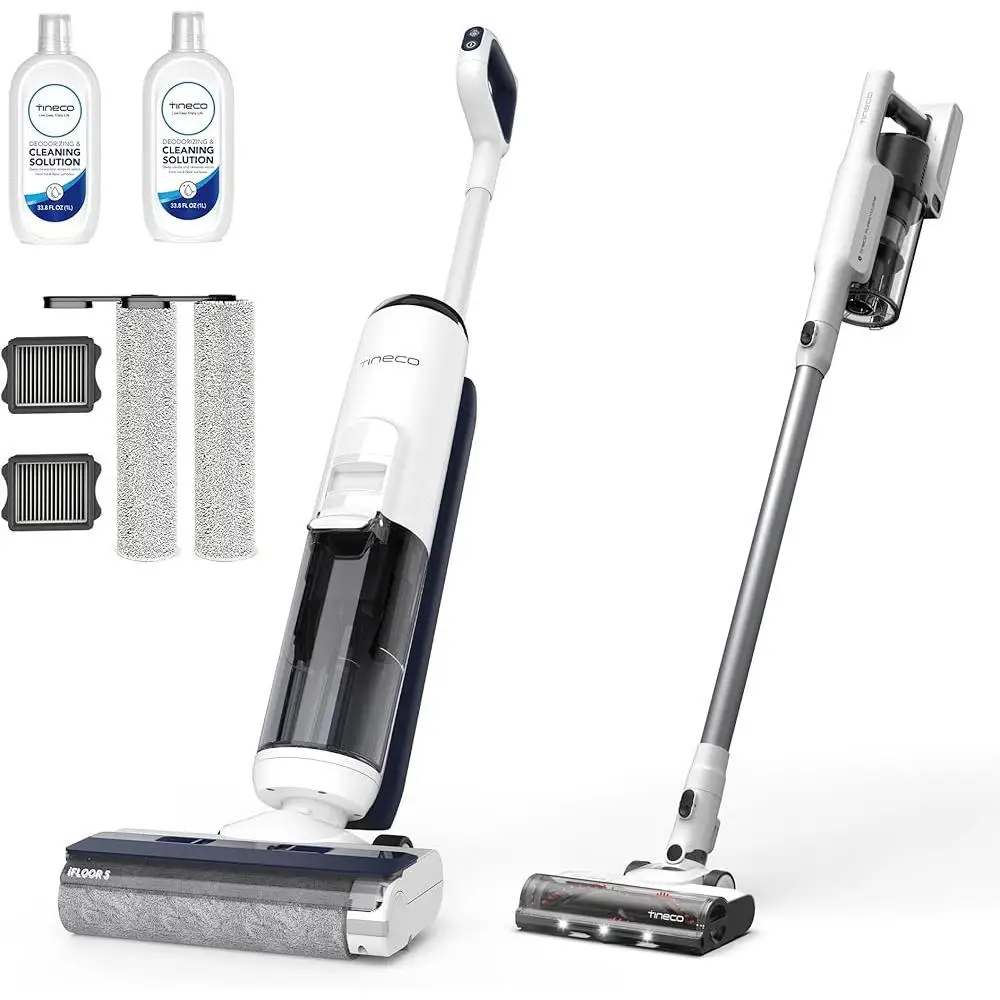 Пылесос для влажной и сухой уборки, беспроводной самоочищающийся, 3 режима, 1 л, мусорная корзина, 40 минут, время работы, чистка паркетной плитки, пола