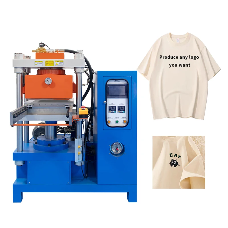 Clothing Label Making Machine  Trademark Vacuum Vulcanizing Automatic Trademark Logo Making Machine