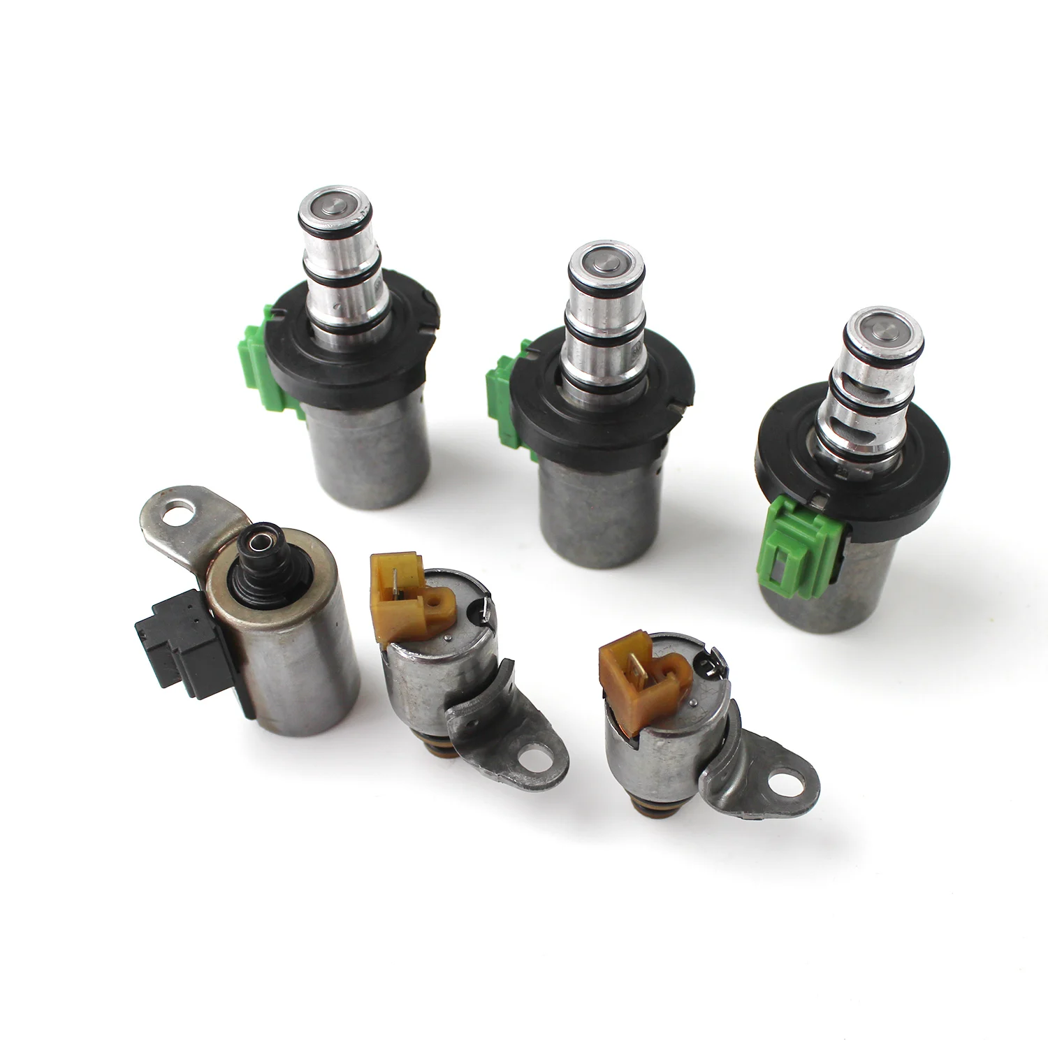 4f27e 48420k-r Fn4a-el 6pcs Transmission Solenoid Kit Shift Epc Pwm For Mazda 2 3 5 6 Cx-7 Mpv Ford Fiesta Focus Valve