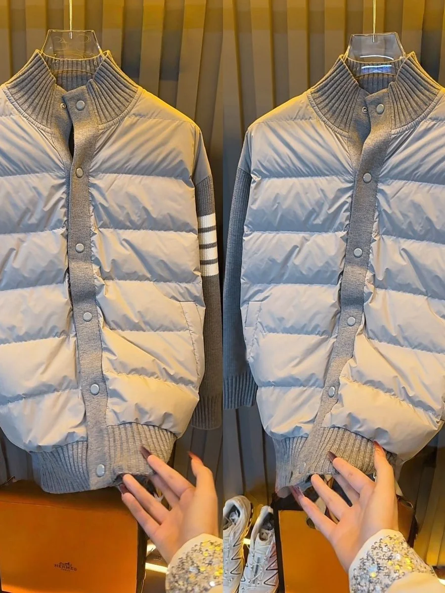 

High-End Cotton Jaet 2025 BX Studio Winter Collection Youth Long Sve Stand Collar Men's Outerwear Luxury Faion Design