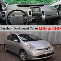 Dashboard Dash Mat Cover PU Leather Pad Sunshade Anti-UV Carpet Car Accessories For Toyota Prius NHW20 XW20 2003 2004 2005-2009