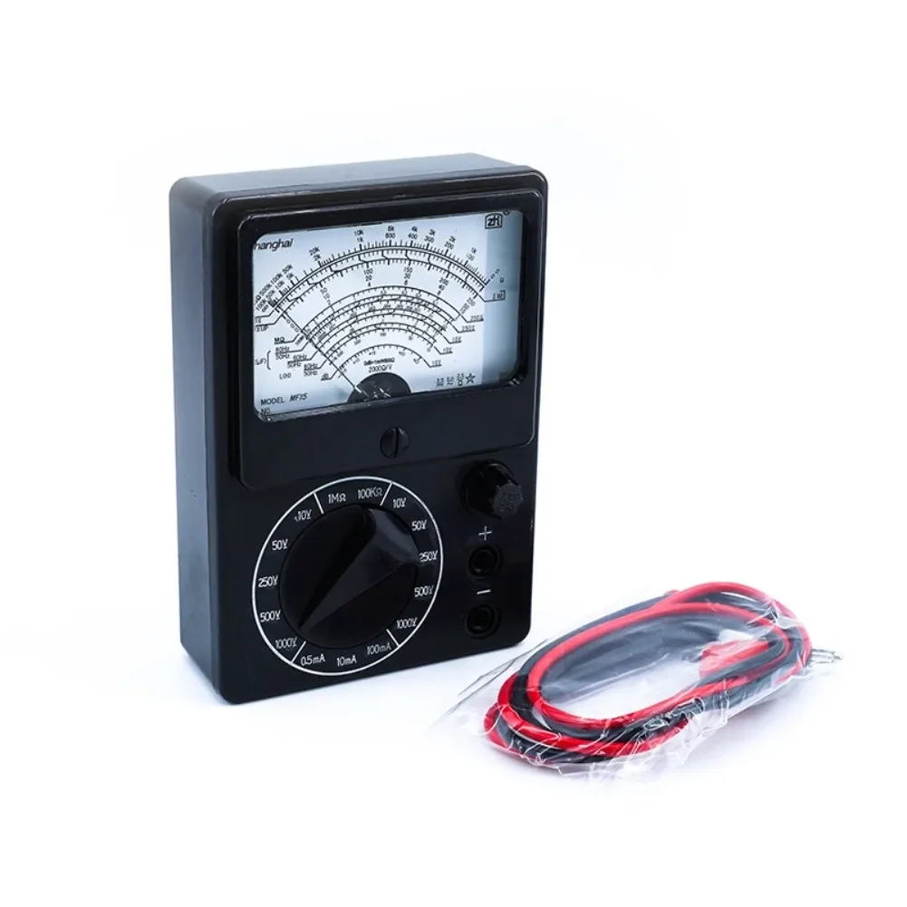 MF15 Analog Multimeter Tester Simulating Pointer Display For Electrical Maintenance Electronics Repair And Physics Experiments T