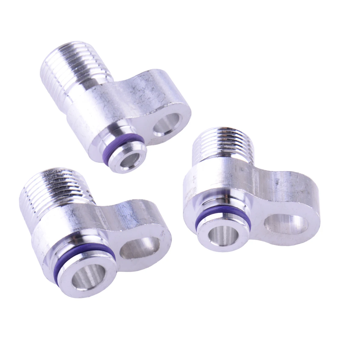 3pcs R134a A/C Lines AC Compressor Drier Condenser Radiator Fitting Adapter for Auto Air Conditioning Hose Durable