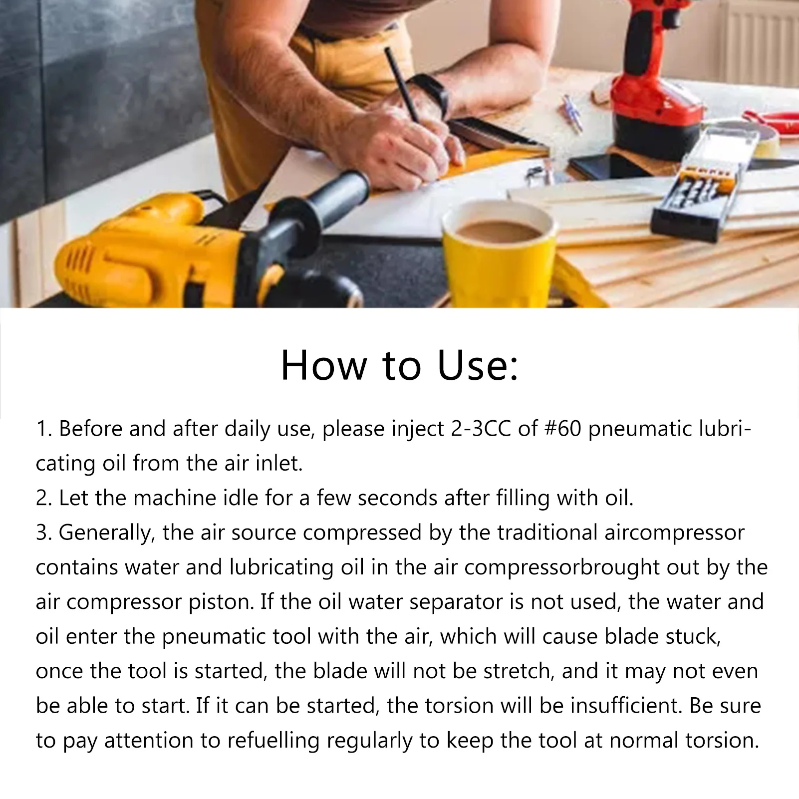 Air Drill 20000rpm High Speed Straight Pneumatic Power Drilling Machine Tool Set Kit