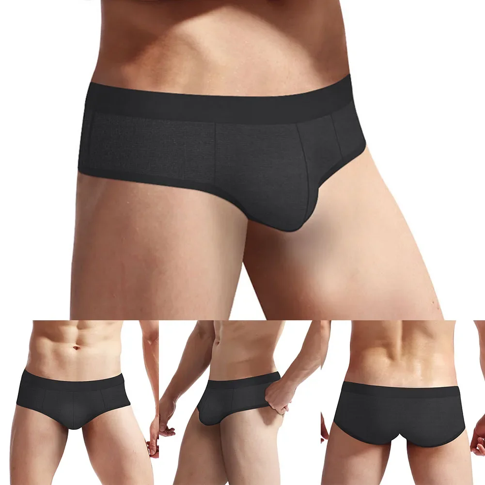 جديد أنيق الرجال الملابس الداخلية الملاكم ملخصات بيكيني تنفس الحرير الجليد خفيفة الوزن الملابس الداخلية الحد الأدنى منظور #6