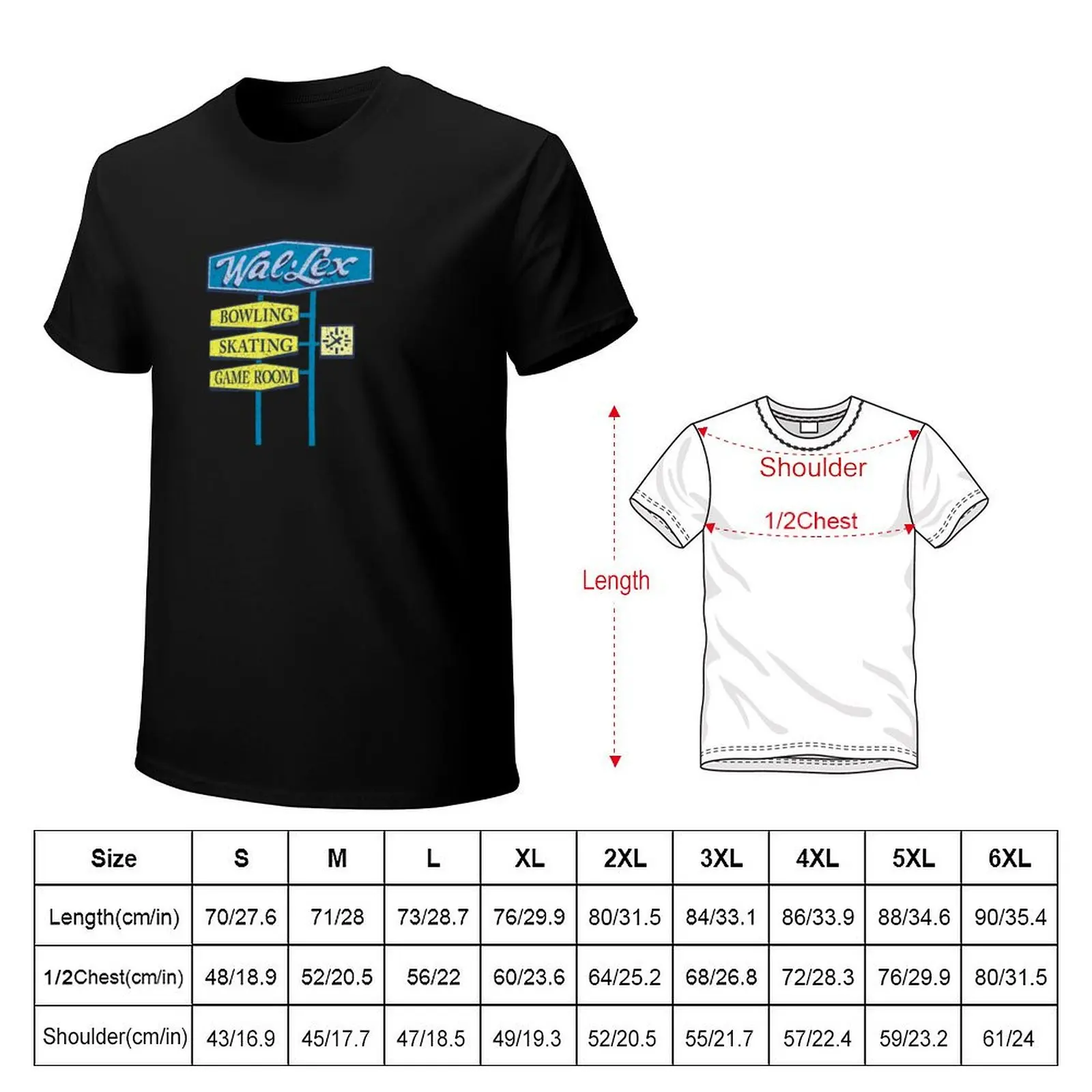 Wal-Lex Roller Rink & Bowling Alley - vintage Boston tee T-Shirt Anti-Pilling Casual T-Shirt