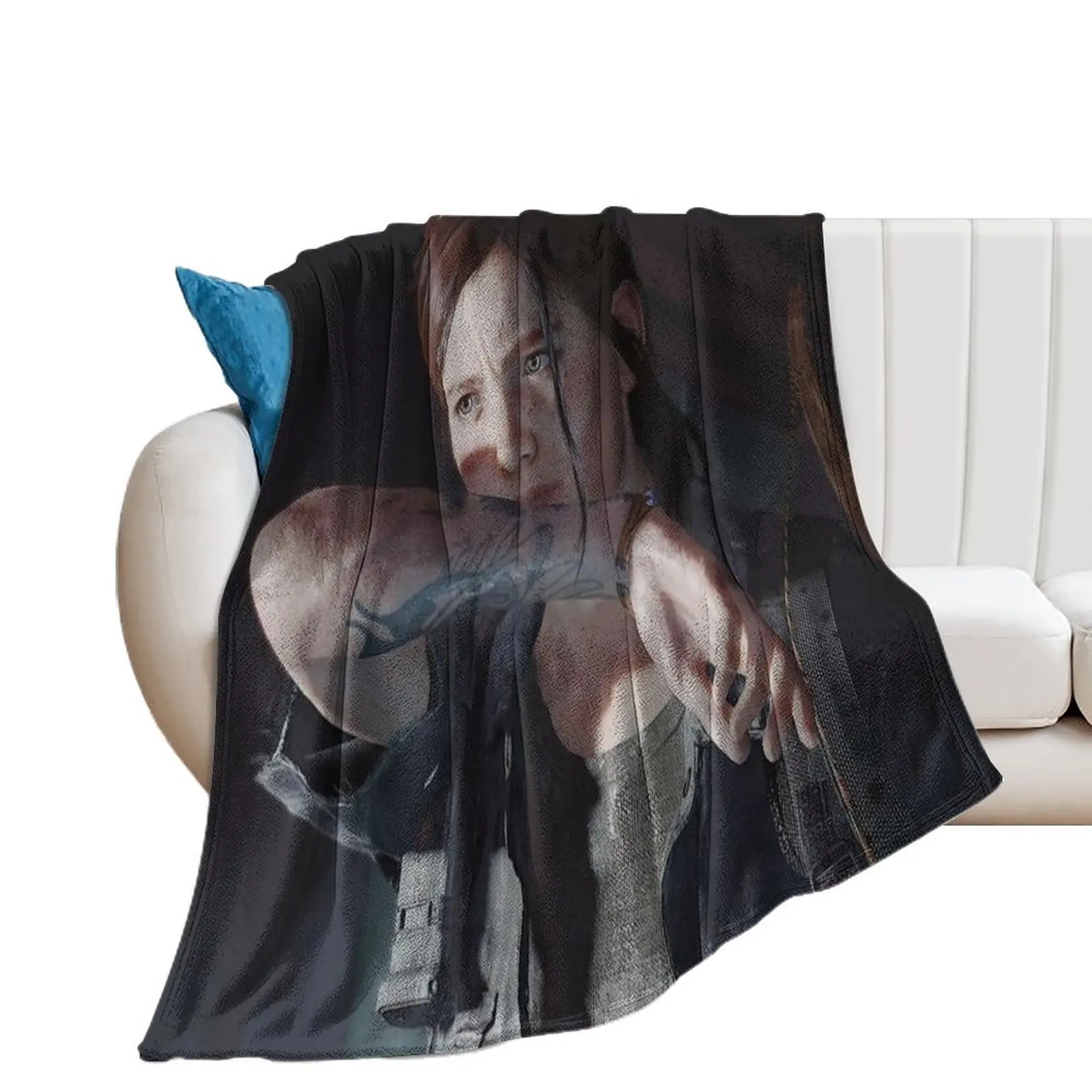 

Last Of Us Ellie poster Throw Blanket Cute Comforter Blankets