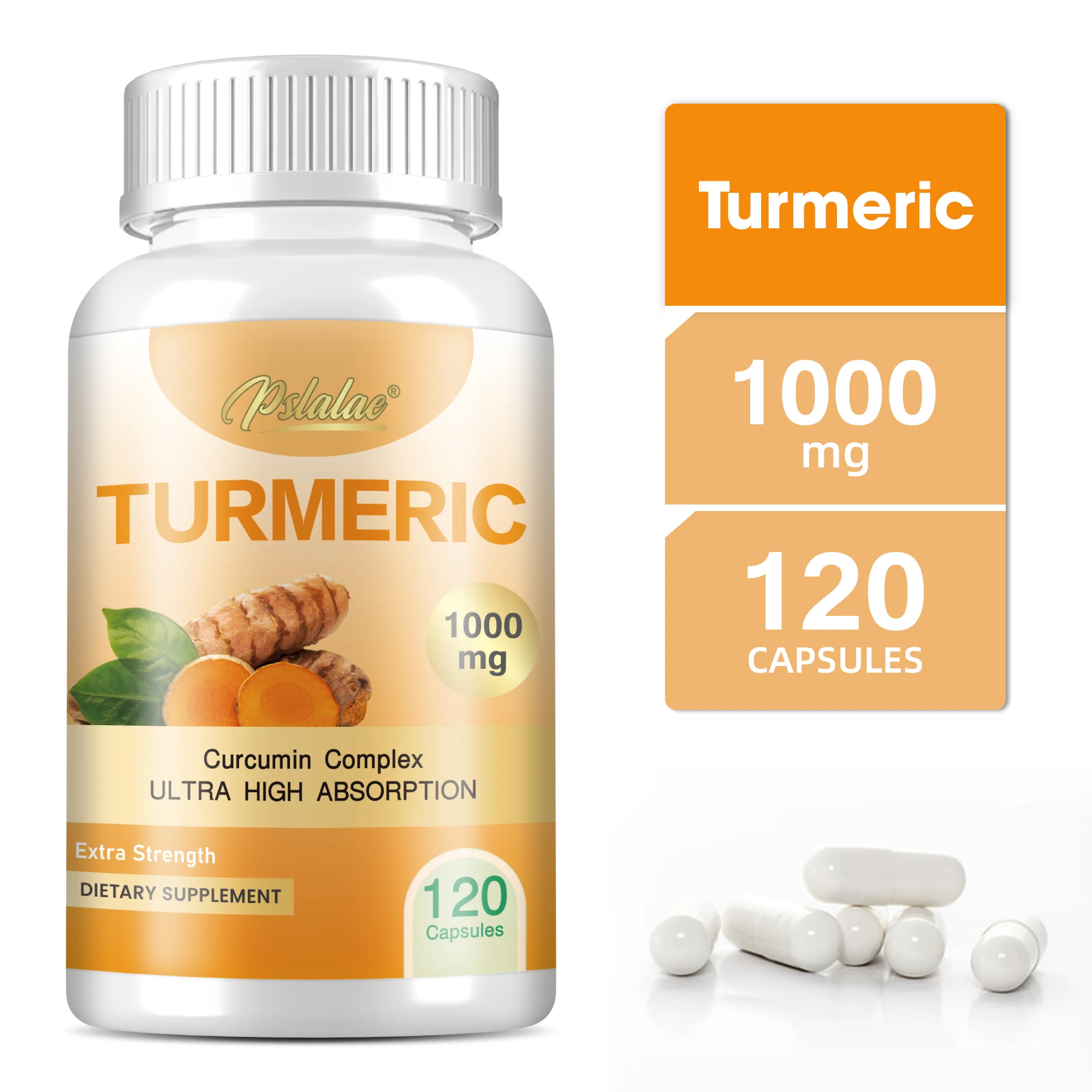 

Turmeric Curcumin Supplement - Antioxidant, Reduces Muscle and Joint Pain, Support Joint & Heart Health, Enhance Immunity