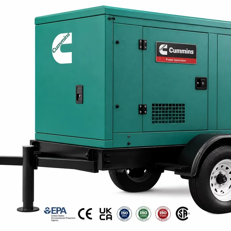 1000kW Water Cooled Silent Natural 50/60Hz with Automatic Protection Generator Set ATS CE ISO for Data