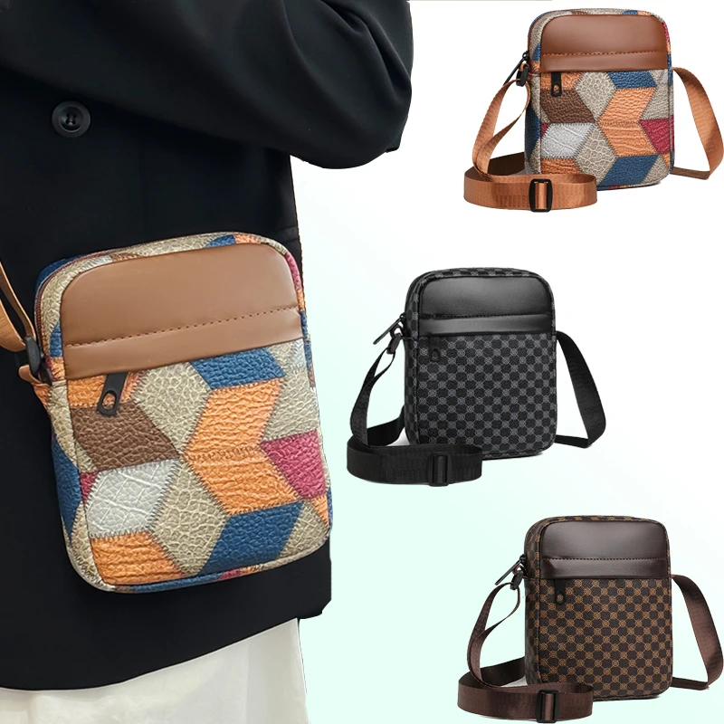 

Neutral color rectangular bags for men and women, with multiple colors, suitable for travel and photography, shoulder bags