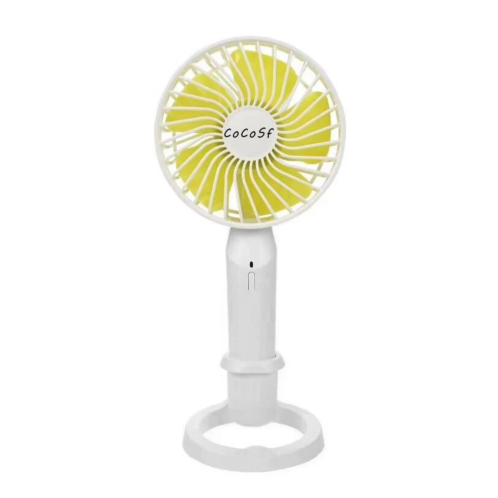 

USB Mini Fan Handheld Rechargeable Fan 3-Speed Desktop Fan for Indoor Outdoor