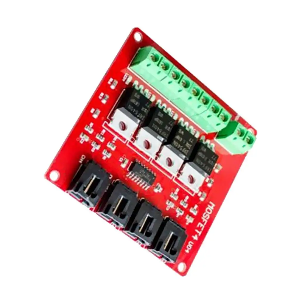 

Четырехканальный 4-строчный модуль переключателя MOSFET с кнопкой IRF540 V2.0+