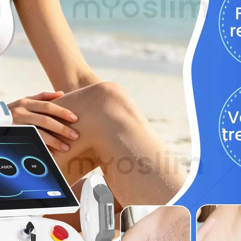 4 In 1 Multifunctional 808nm Diode Hair Removal IPL RF Machine Alexandrit Lase Skin Firming Tattoo Wash Brow Photon Rejuvenation