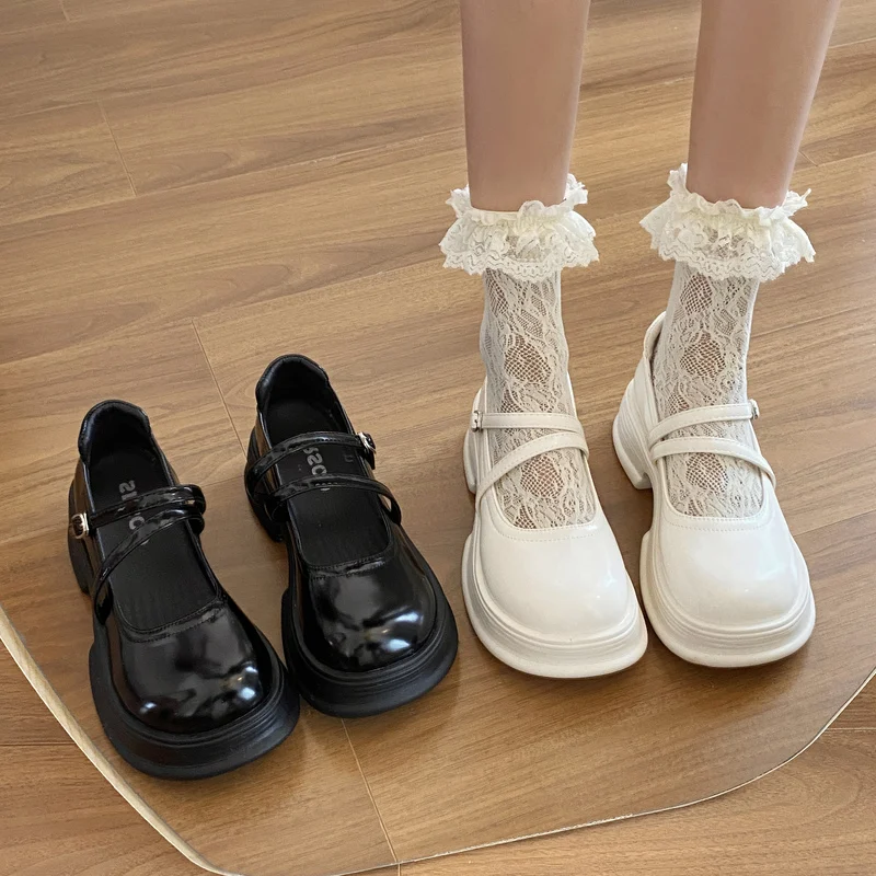 

Женская обувь в британском стиле, осенняя женская обувь, белые кроссовки на платформе, оксфорды, Классические Кожаные Туфли в стиле преппи на лето и осень