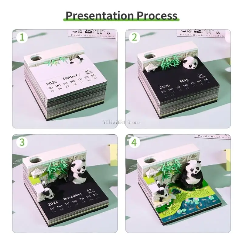  Heaven City Themed twenty twenty six Calendar Gentle LED Lighting Permanent Specialty Paper Building
