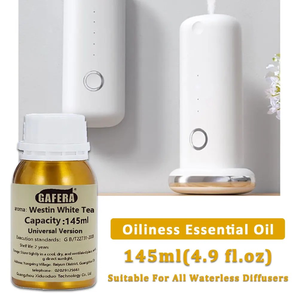 GAFERA 145ml (4.9 fl.oz) Westin White Tea Essential Oils - For All Waterless Diffuser, Aroma Diffuser Replenish Aromatherapy Oil