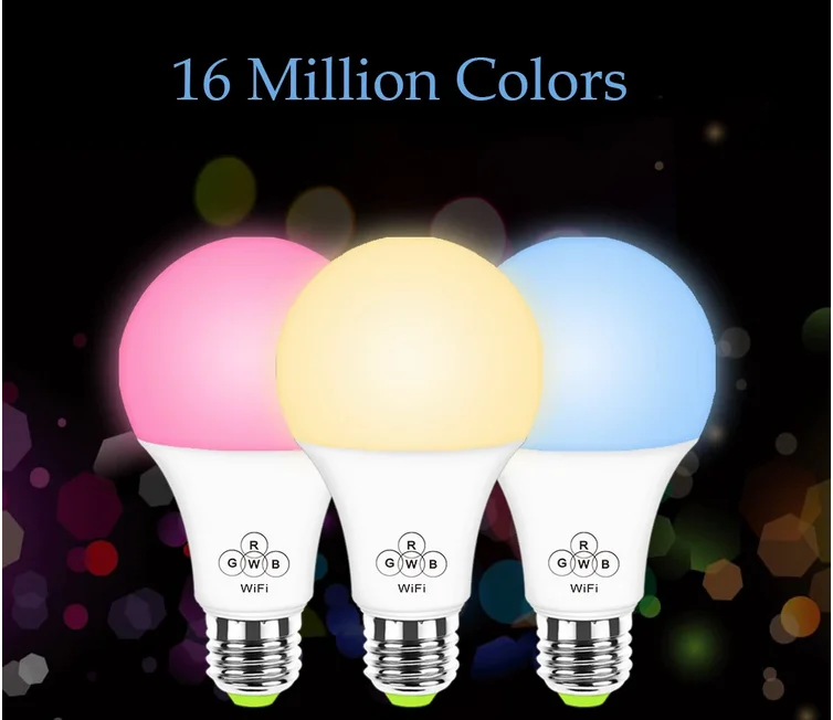 A60 E26 9W 10W Wireless RGB Multicolor Dimmable Color Changing Zigbee Led Alexa Bulb Smart Light