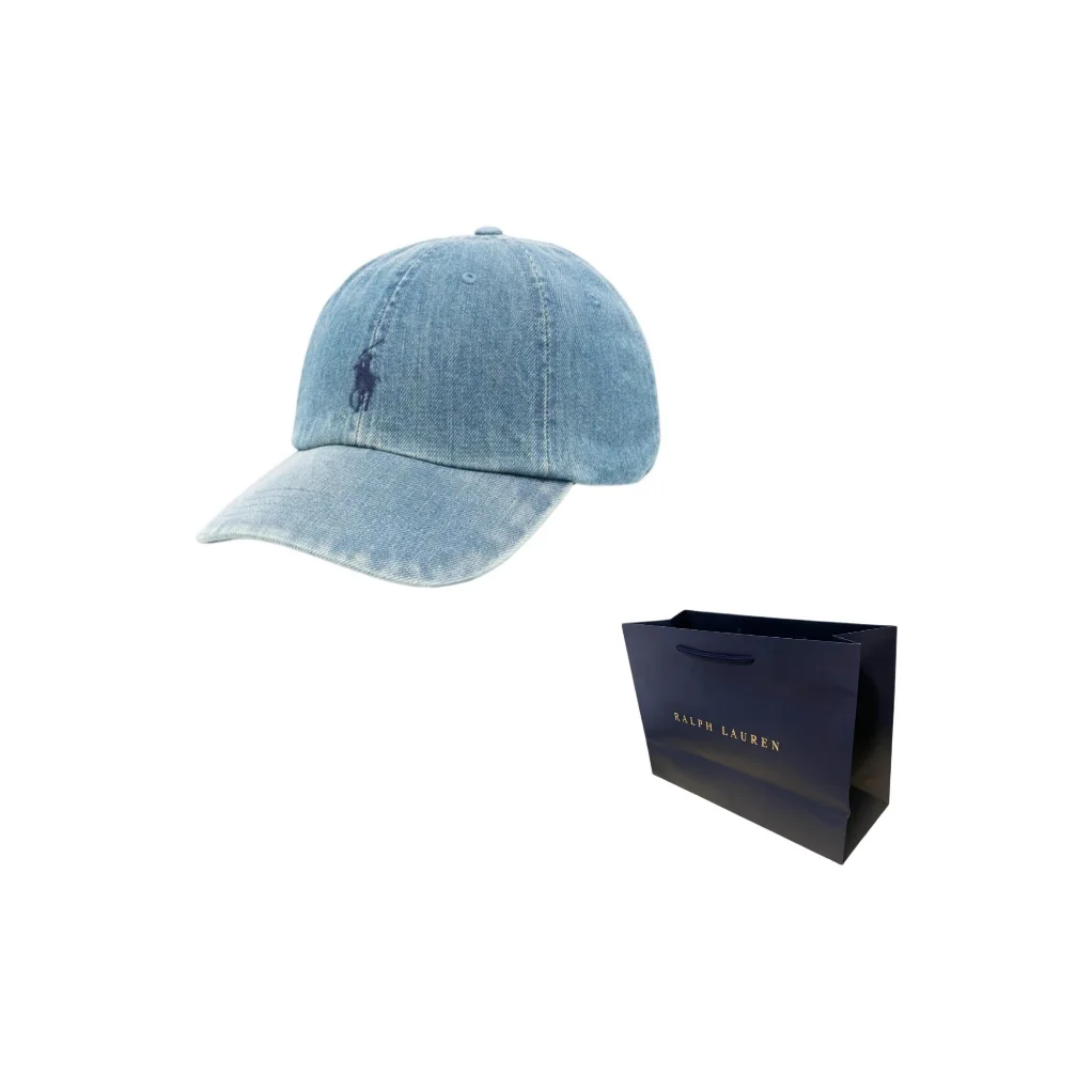 Polo Ralph Lauren Cotton Baseball Caps Unisex Blue 710982489001