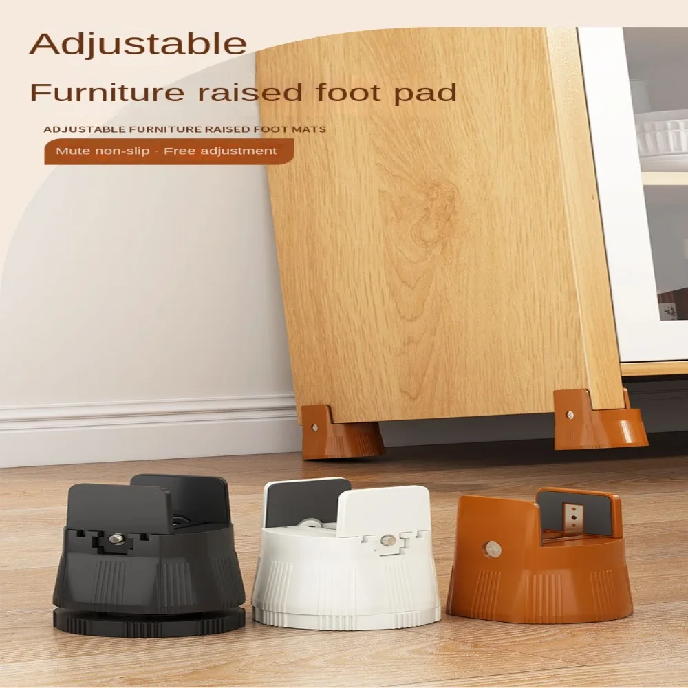 Reduce Noises Tools Bed Furniture Risers Shockproof Raise Height Shock Mute Mats Non-slip Adjustable Table Mats image 3