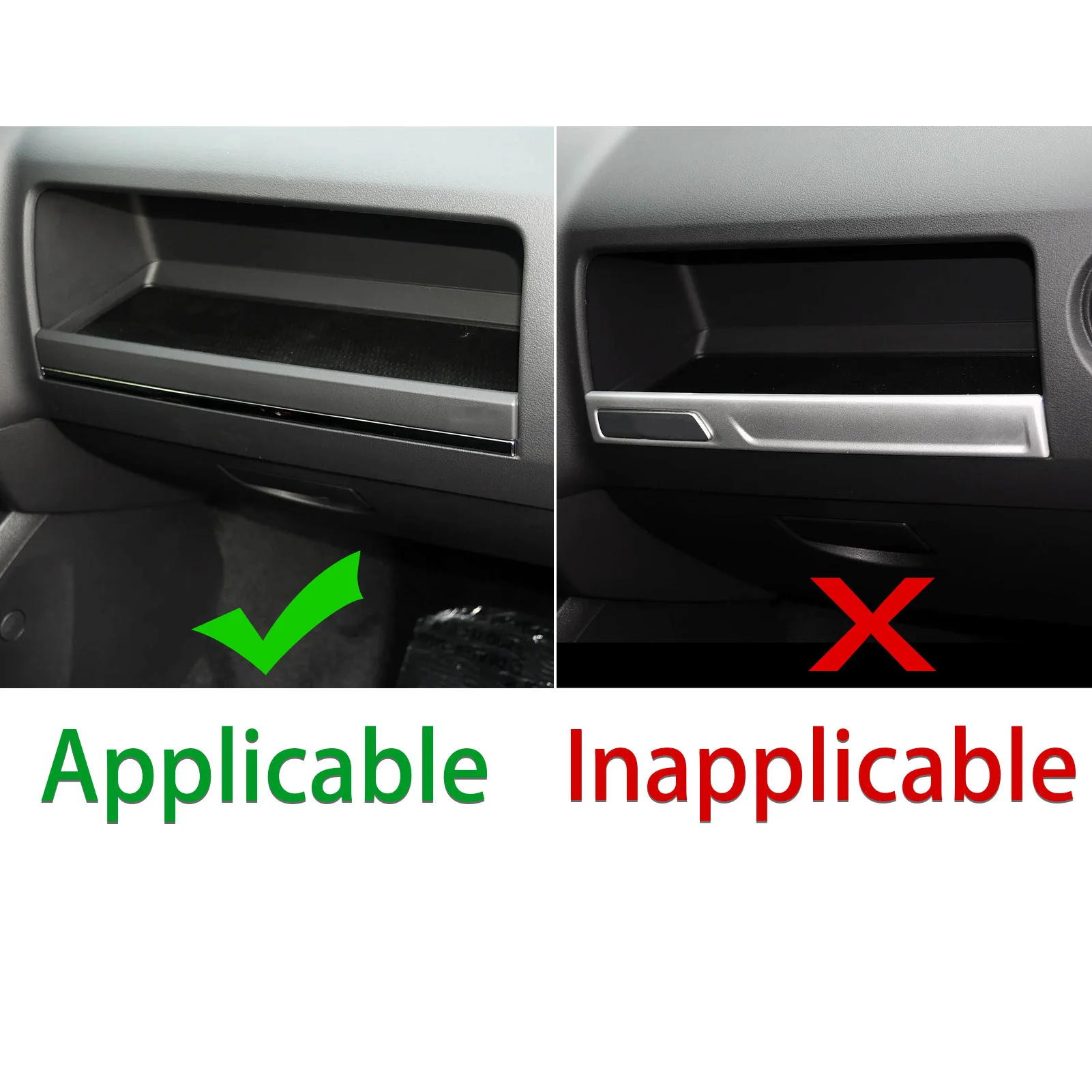 ل جيب كومباس باتريوت 2009-2017 ألياف الكربون المشارك الطيار لوحة القيادة لوحة التخزين شرائط الكسوة اكسسوارات السيارات لاصقة تزيين #3