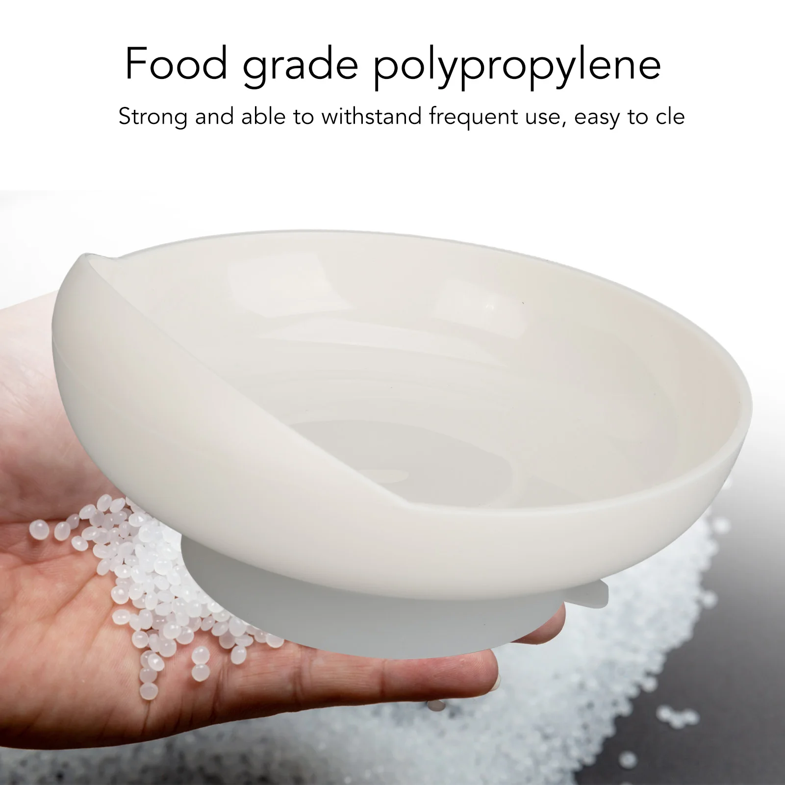 Self Feeding Adaptive Bowl Easy To Clean Spill Proof Scoop Plate Convenient Ergonomic for Parkinson Elderly Disabled for Home