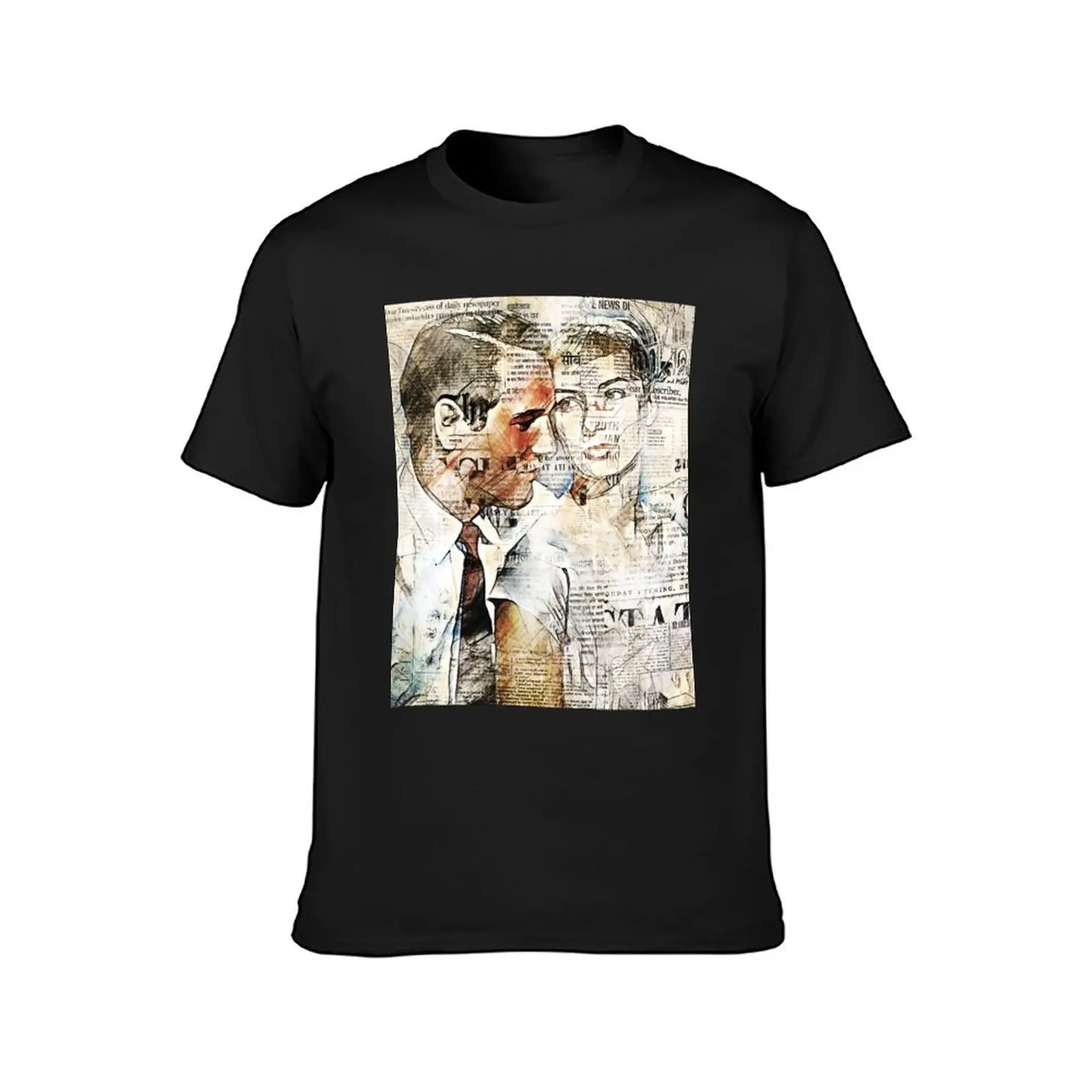 Stars and Media Paul Newman Joanne Woodward T-Shirt customizeds vintage clothes Men's t-shirt