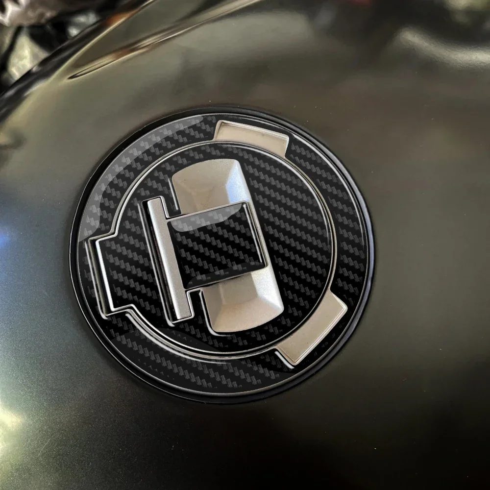 For BMW K1200 K1300 R1100 R1200 R1300 R1250 F750 F850 1996-2020 Carbon fiber exterior fuel tank cap sticker decoration