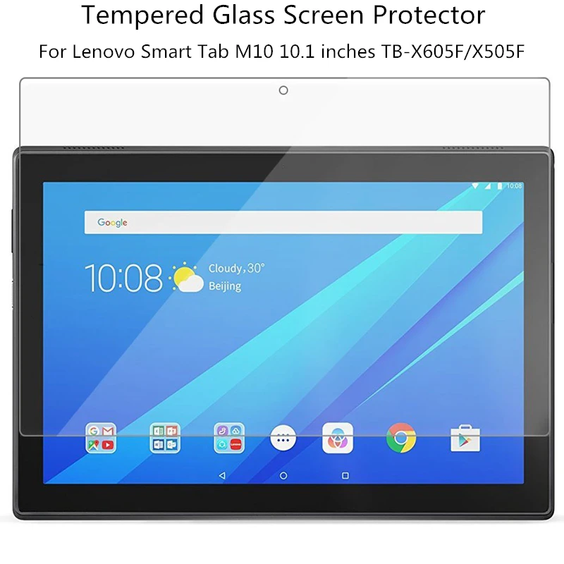 9H Tempered Glass Screen Protector For Lenovo Tab M10 FHD Plus 10.3 TB-X606 Tablet Protective Film For M10 10.1 TB-X605 2nd Gen