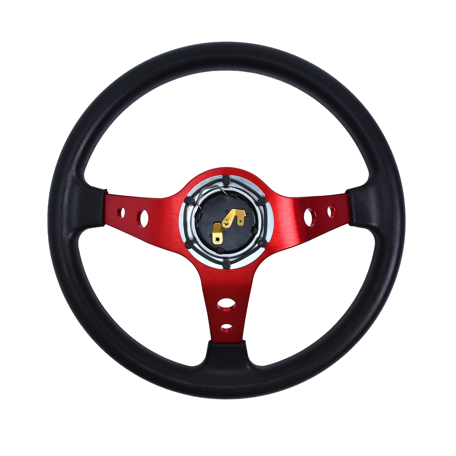 عجلة قيادة رياضية معدلة بعمق 90 مم من مادة البولي يوريثان مع دعامة مؤكسدة بسمك 5 مم #5